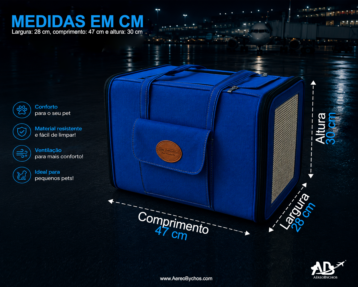 Atenção caixas de transporte
