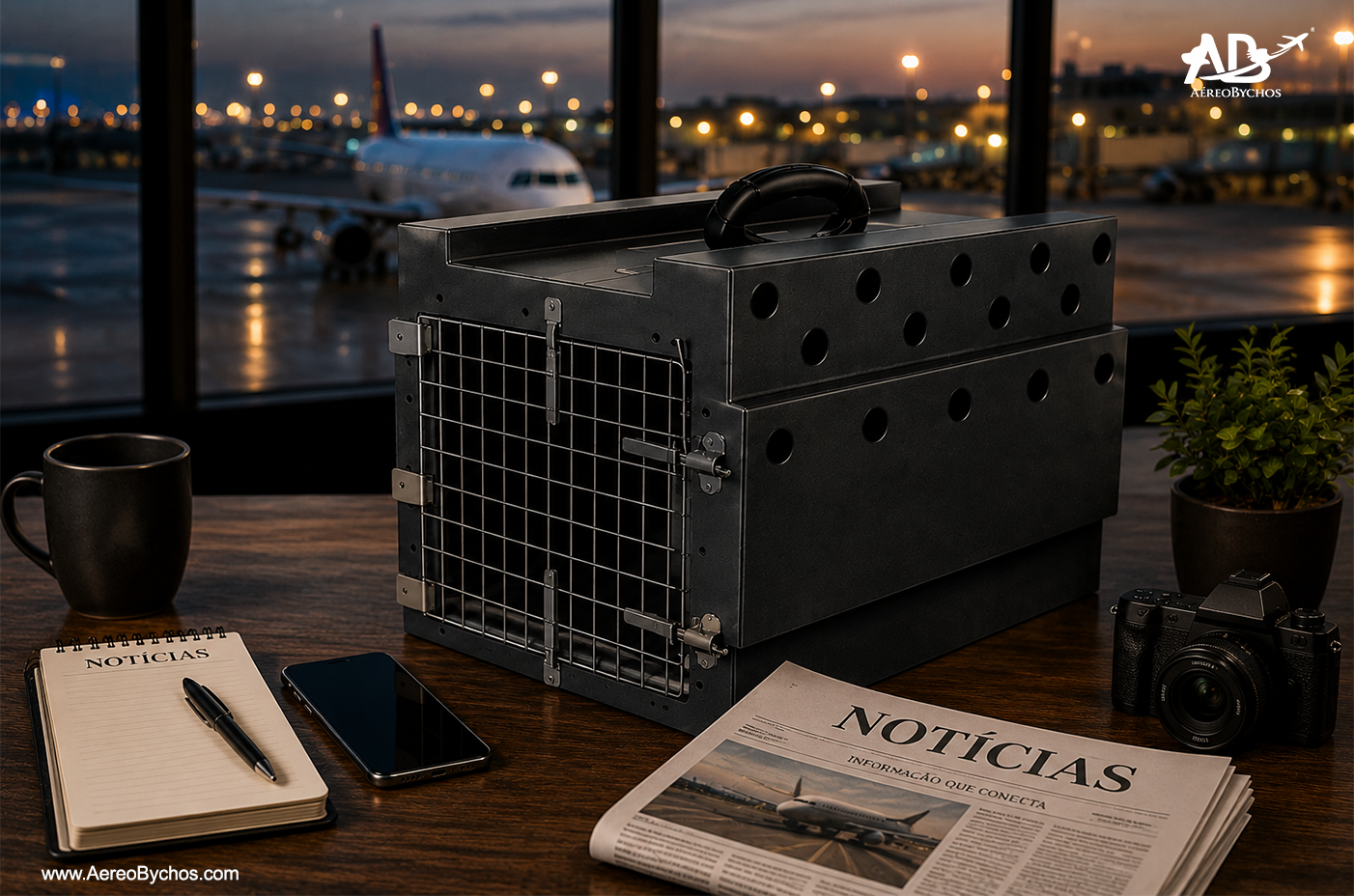 Notícias AéreoBychos sobre transporte aéreo de pets
